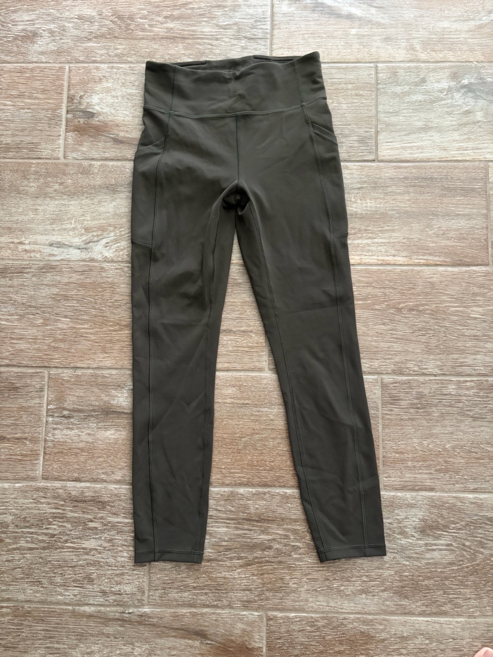 lululemon athletica Women's Olive Green Leggings